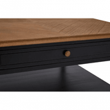 Arden 1 Drawer Black Coffee Table