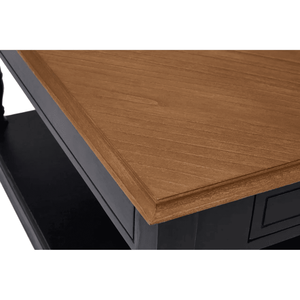 Arden 1 Drawer Black Coffee Table