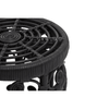 Jaxon Set Of Two Black Natural Rattan Tables