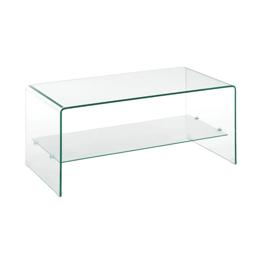 Nova 2 Tier Bent Glass Coffee Table