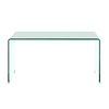Nova Clear Bent Glass Coffee Table