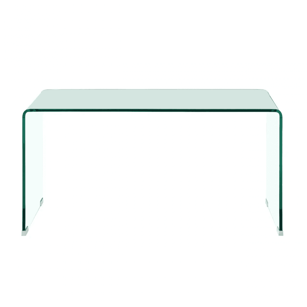 Nova Clear Bent Glass Coffee Table