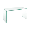 Nova Clear Bent Glass Coffee Table