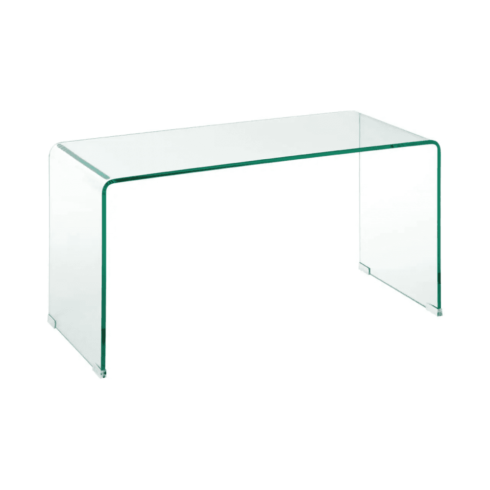 Nova Clear Bent Glass Coffee Table