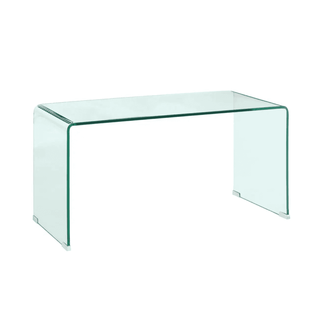 Nova Clear Bent Glass Coffee Table