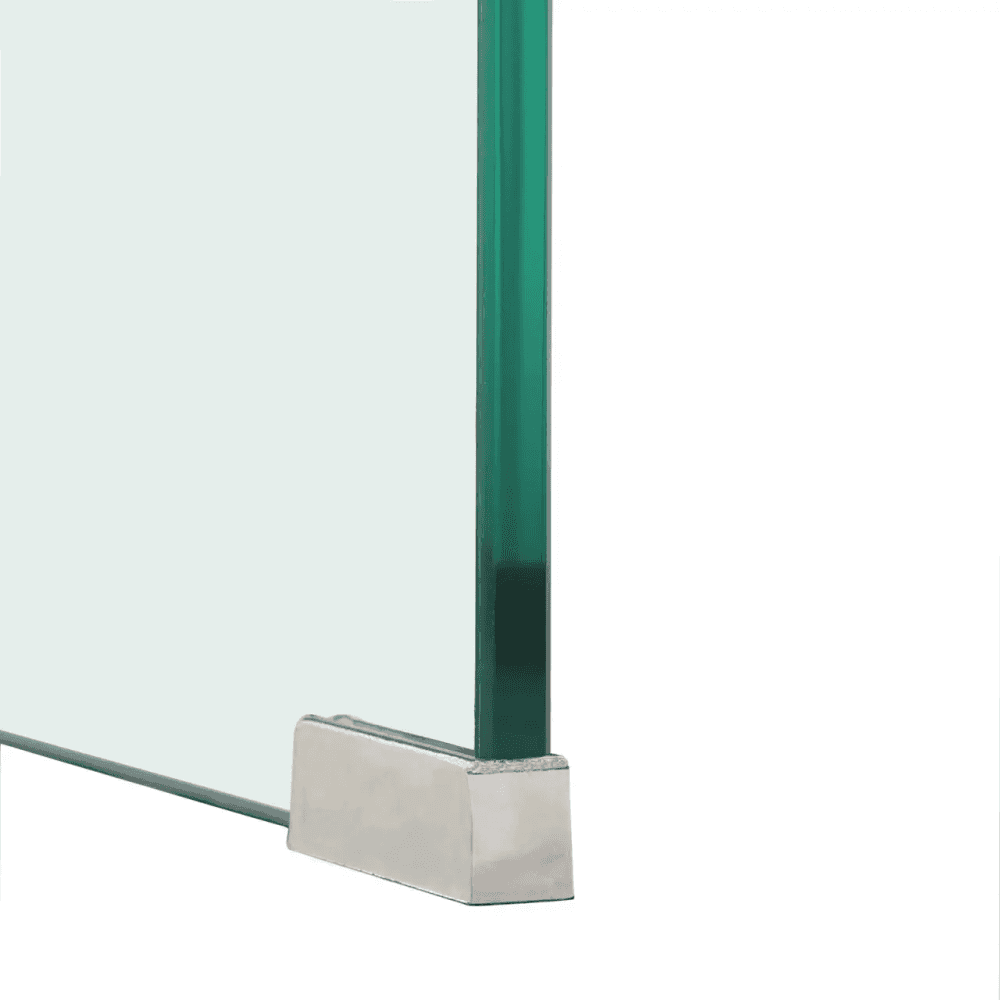 Nova Clear Bent Glass Coffee Table
