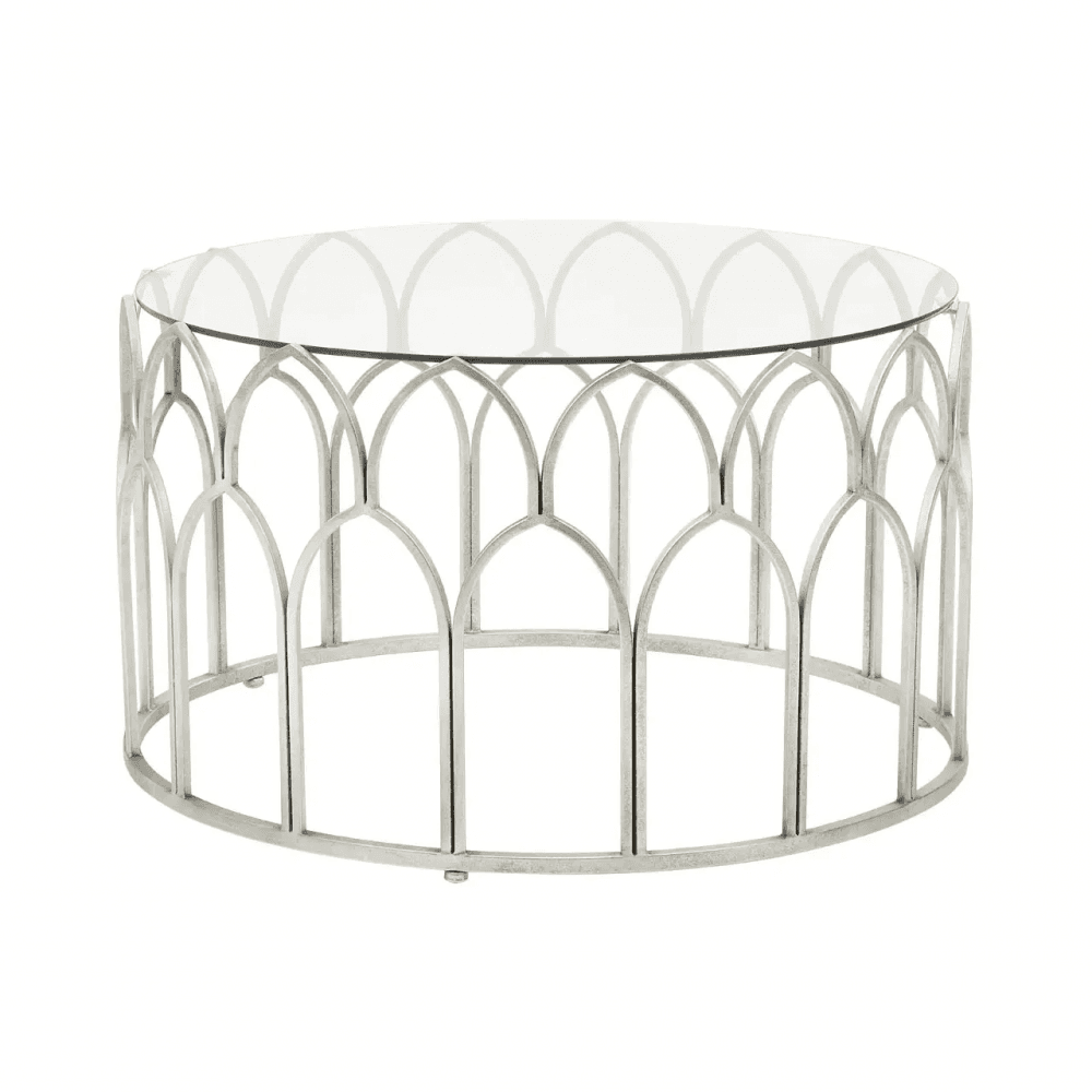 Seraphina Silver Leaf Coffee Table