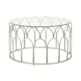 Seraphina Silver Leaf Coffee Table