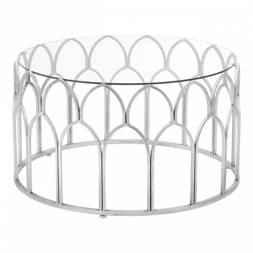Seraphina Silver Leaf Coffee Table