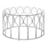 Seraphina Silver Leaf Coffee Table