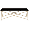 Vesper Gold Finish Coffee Table
