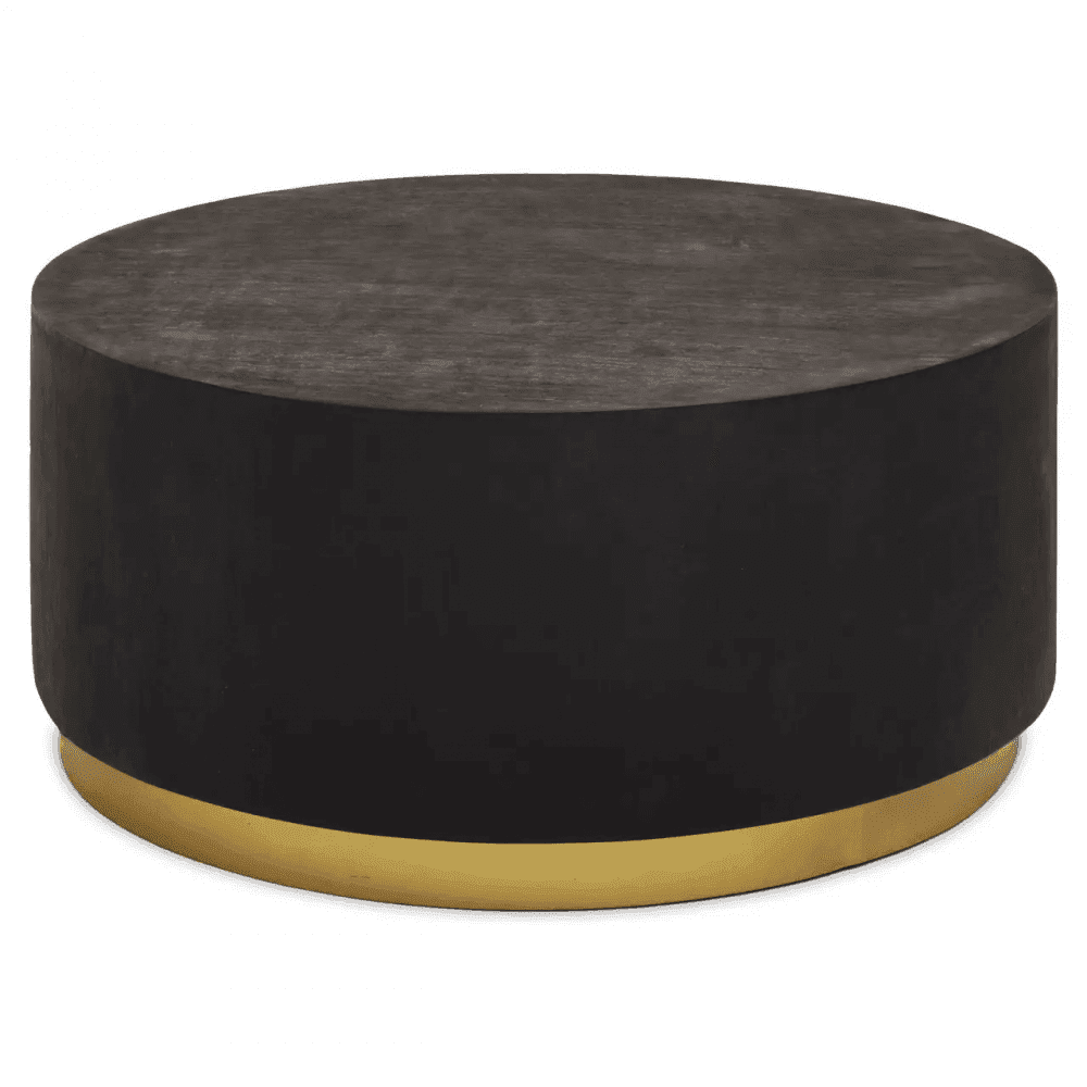 Siena Black And Gold Concrete Look Coffee Table