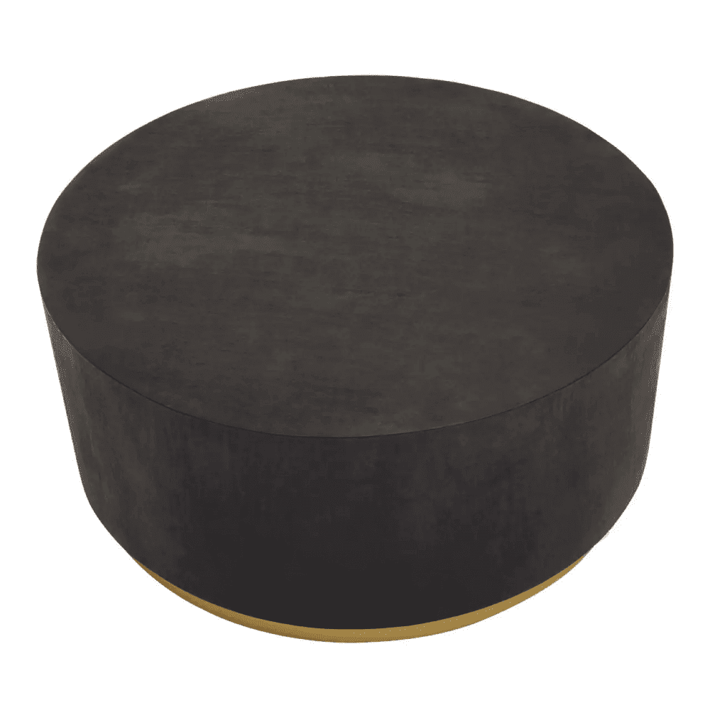 Siena Black And Gold Concrete Look Coffee Table