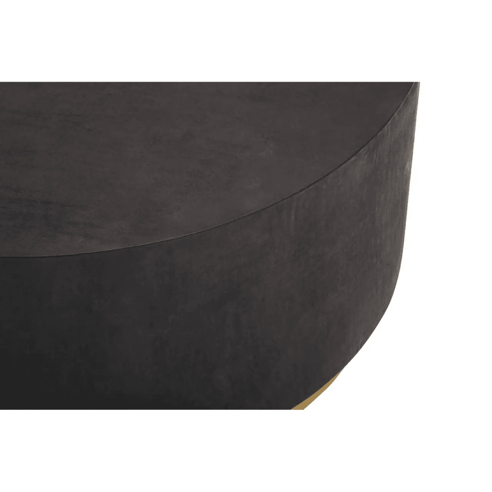 Siena Black And Gold Concrete Look Coffee Table