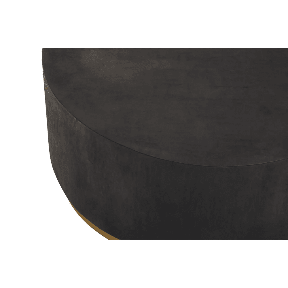 Siena Black And Gold Concrete Look Coffee Table