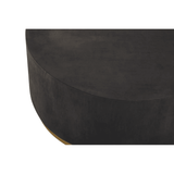 Siena Black And Gold Concrete Look Coffee Table