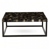 Shelby Mother of Pearl top Square Coffee Table