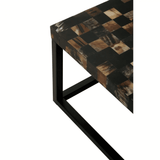 Shelby Mother of Pearl top Square Coffee Table