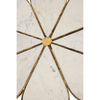 Elsie Petal Coffee Table With Marble Top