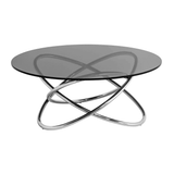 Cassian Smoke Glass Top Coffee Table