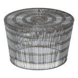 Titan Natural Wireframe Coffee Table