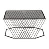 Edge Grey Glass Coffee Table