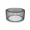 Edge Round Glass Coffee Table