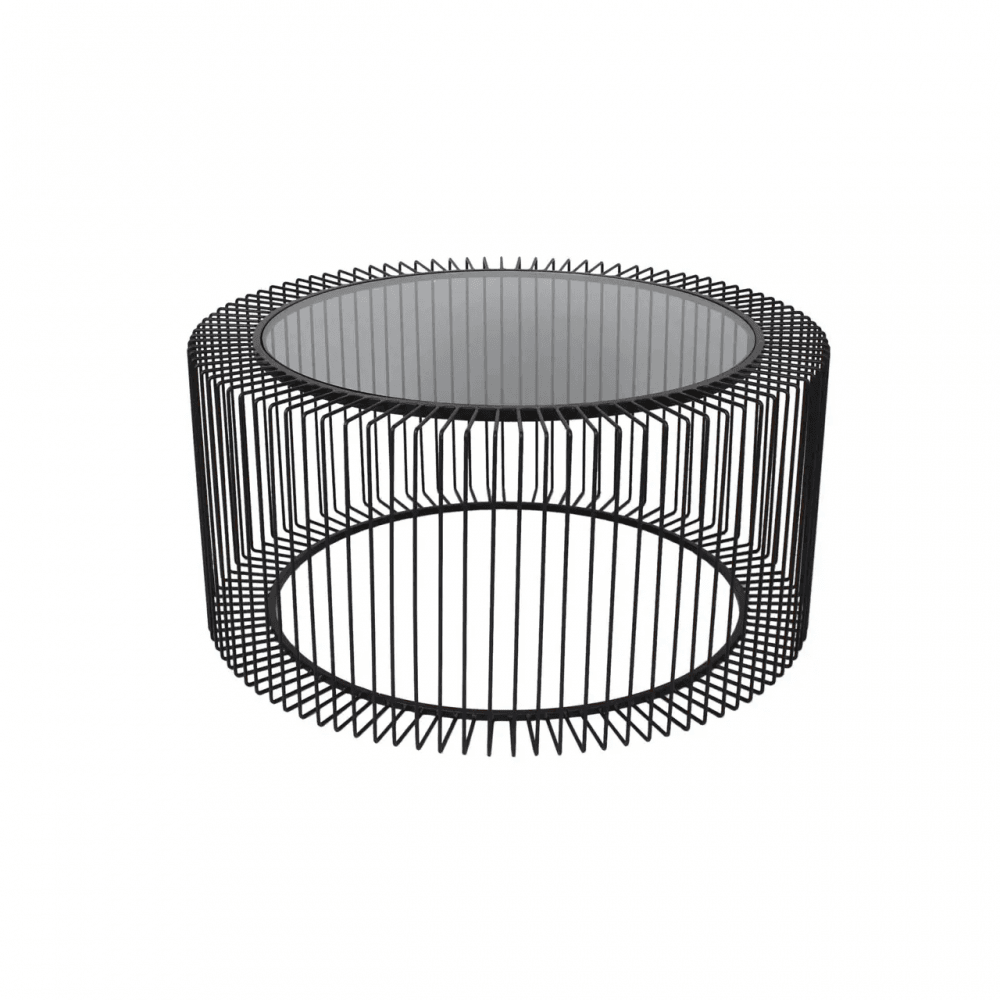 Edge Round Glass Coffee Table