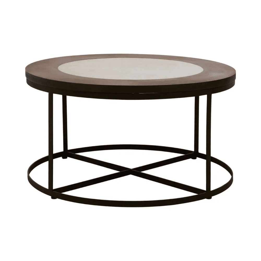 Vero Side Table With Latticed Base