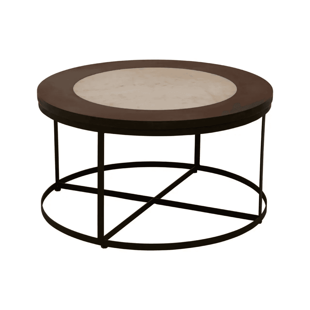 Vero Side Table With Latticed Base