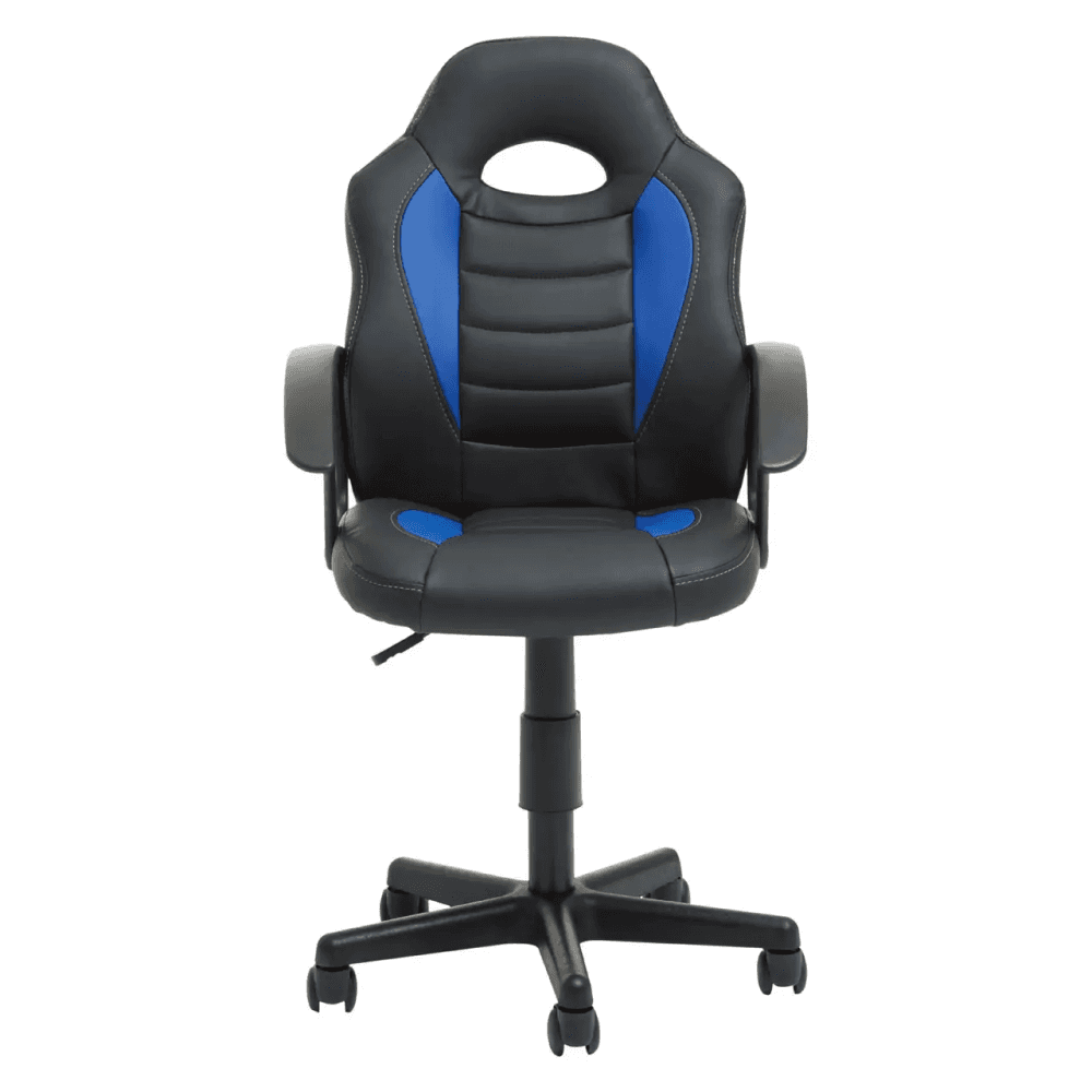 Mason Black And Blue PU Home Office Chair
