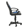 Mason Black And Blue PU Home Office Chair