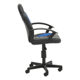 Mason Black And Blue PU Home Office Chair