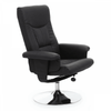 Danbury Black Leather Recliner