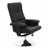 Danbury Black Leather Recliner