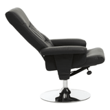 Danbury Black Leather Recliner