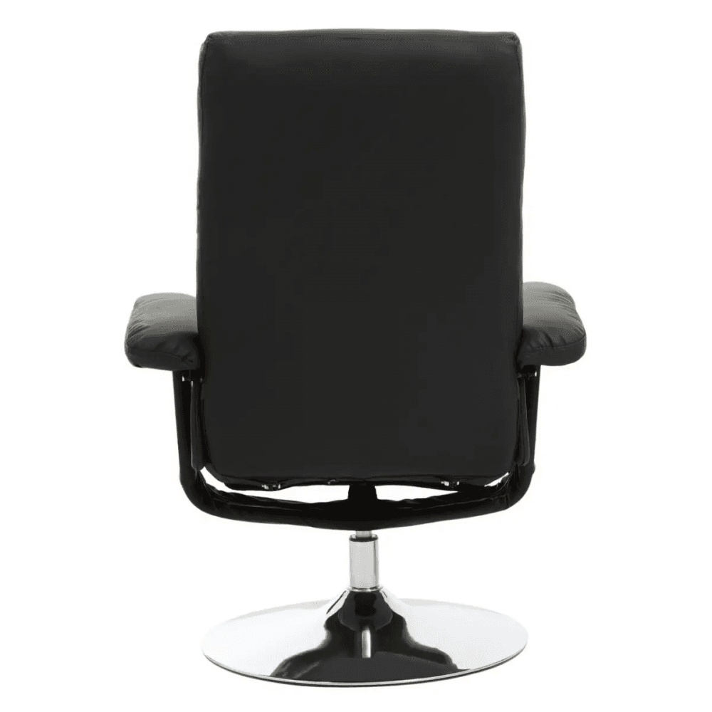 Danbury Black Leather Recliner