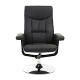 Danbury Black Leather Recliner