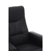 Danbury Black Leather Recliner