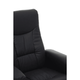 Danbury Black Leather Recliner