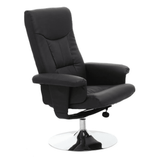 Danbury Black Leather Recliner