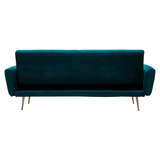 Sydney Green Velvet Sofa Bed