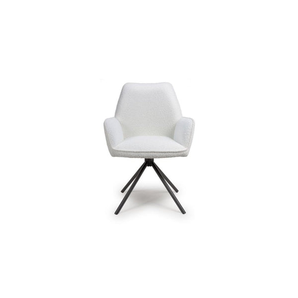 Uno Dining Chair Ivory Boucle