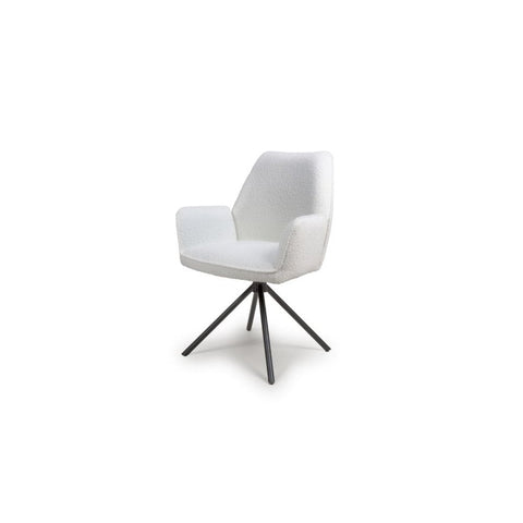 Uno Dining Chair Ivory Boucle