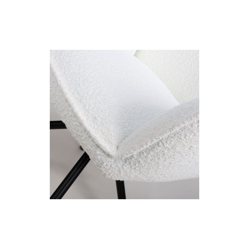 Uno Dining Chair Ivory Boucle