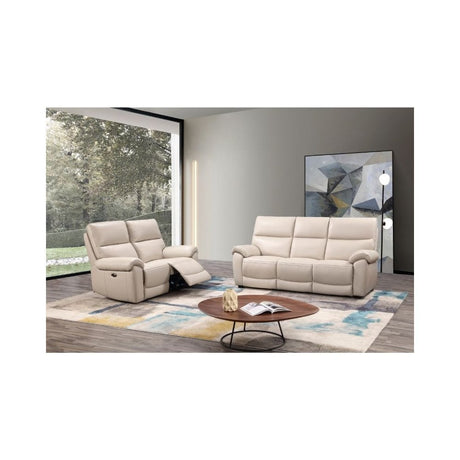 Rocco 3 Seater Power Chalk