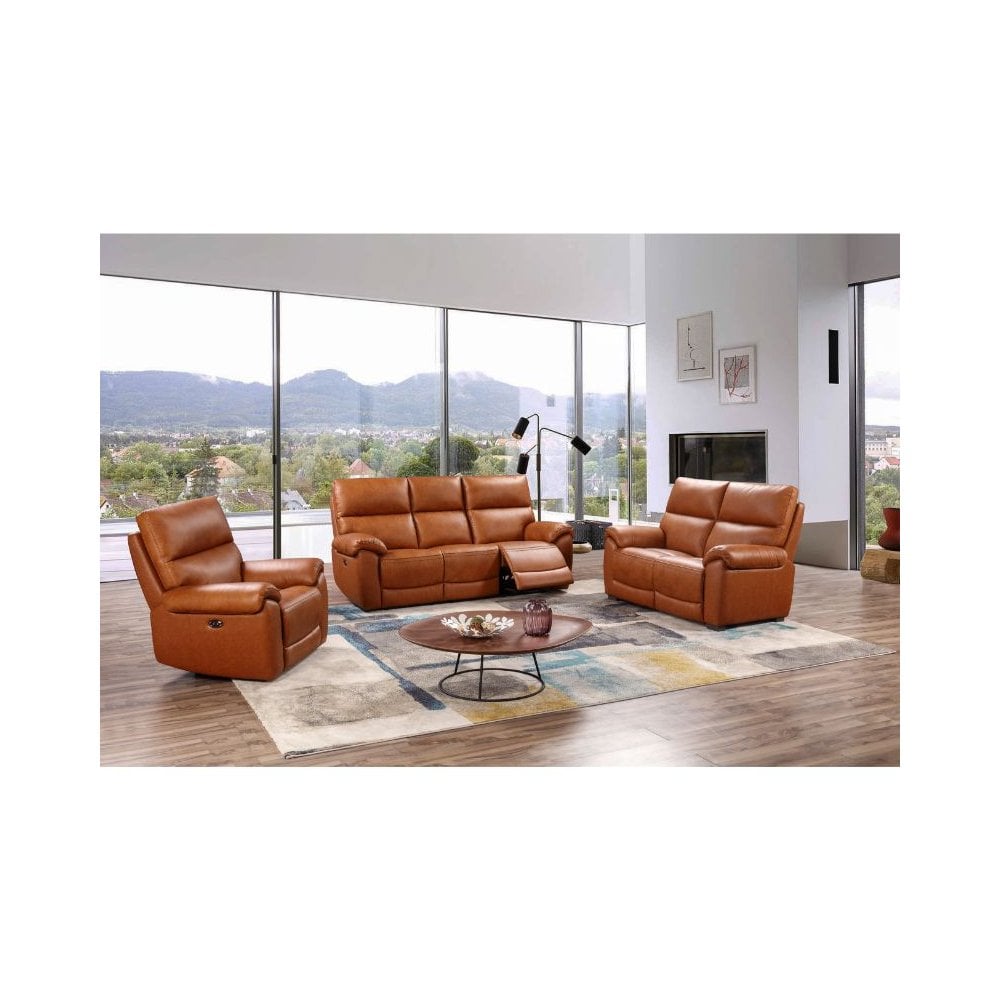 Rocco Power Recliner Tan