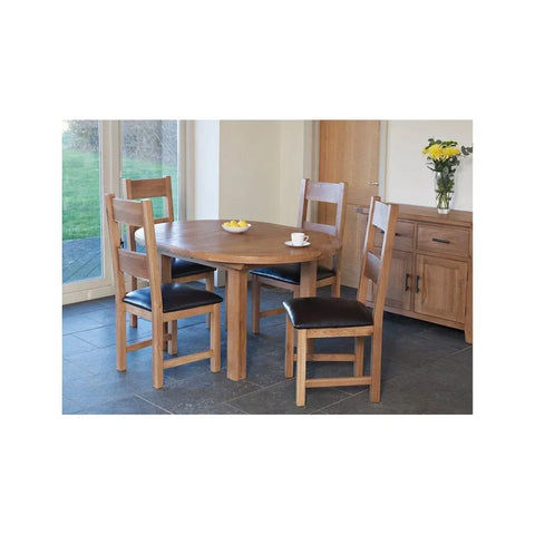 Hampshire Round Extending Table 1070mm - 1450mm