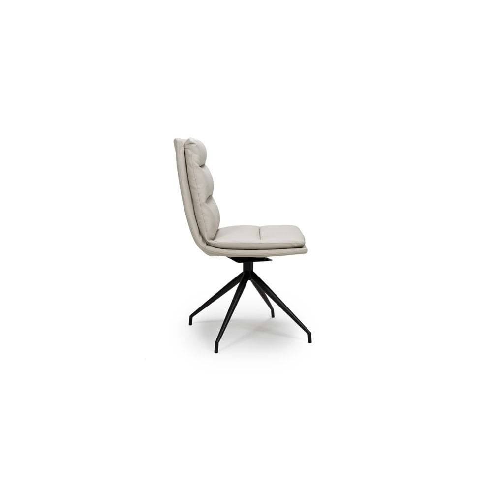 Pair of Nobo Swivel Chairs Taupe