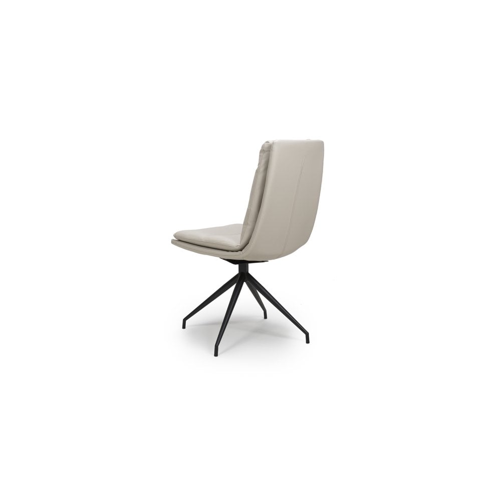 Pair of Nobo Swivel Chairs Taupe